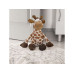 relaxdays Türstopper Giraffe Polyester Sand Braun Beige relaxdays Türstopper Giraffe Polyester Sand Braun Beige