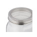 relaxdays Sprossenglas Transparent/Weiss relaxdays Sprossenglas Transparent/Weiss