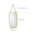 relaxdays Spiegel 43.5 x 76.5 cm, Braun relaxdays Spiegel 43.5 x 76.5 cm, Braun