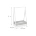 relaxdays Kinder-Garderobe x , Weiss/Grau relaxdays Kinder-Garderobe x , Weiss/Grau