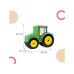relaxdays Traktor Traktor, Grün/Gelb relaxdays Traktor Traktor, Grün/Gelb