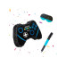relaxdays Gamer Gaming, Blau/Schwarz
