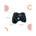 relaxdays Gamer Gaming, Blau/Schwarz