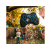 relaxdays Gamer Gaming, Blau/Schwarz