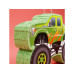 relaxdays Monstertruck Auto, Schwarz/Grün