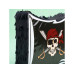 relaxdays Piraten Pirat, Schwarz/Weiss relaxdays Piraten Pirat, Schwarz/Weiss