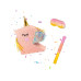 relaxdays Einhorn Einhorn, Gold/Rosa relaxdays Einhorn Einhorn, Gold/Rosa