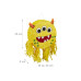 relaxdays Monster Monster, Blau/Rot/Mehrfarbig/Gelb