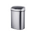 relaxdays Sensorabfalleimer 50 l, Schwarz/Silber