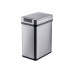 relaxdays Sensorabfalleimer 12 l, Schwarz/Silber