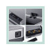 relaxdays Sensorabfalleimer 12 l, Schwarz/Silber