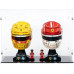 iDisplayit Acryl-Display für 2 x LEGO® F1 Helme (Mit schwarzem Boden) iDisplayit Acryl-Display für 2 x LEGO® F1 Helme (Mit schwarzem Boden)