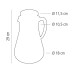 APS Karaffe Saftkanne 3 Liter, Transparent APS Karaffe Saftkanne 3 Liter, Transparent