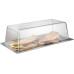 APS Königskuchenplatte 33 x 17 x 10 cm, Silber/Transparent APS Königskuchenplatte 33 x 17 x 10 cm, Silber/Transparent