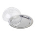 APS Käseglocke Finesse 22.5 x 22.5 x 9.5 cm, Silber/Transparent APS Käseglocke Finesse 22.5 x 22.5 x 9.5 cm, Silber/Transparent