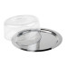 APS Kuchentablett Finesse 38 x 38 x 13 cm, Silber/Transparent APS Kuchentablett Finesse 38 x 38 x 13 cm, Silber/Transparent