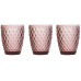 Tognana Tognana Trinkgläser Diamond 260 ml, 3 Stück, Rot Tognana Tognana Trinkgläser Diamond 260 ml, 3 Stück, Rot