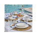 Tognana Speise-Service Filo Blu 18-teilig, Blau/Weiss Tognana Speise-Service Filo Blu 18-teilig, Blau/Weiss
