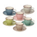Tognana Espressotasse Urban Pastel 90 ml, 6 Stück, Mehrfarbig Tognana Espressotasse Urban Pastel 90 ml, 6 Stück, Mehrfarbig