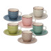 Tognana Kaffeetasse Urban Pastel 220 ml, 6 Stück, Mehrfarbig Tognana Kaffeetasse Urban Pastel 220 ml, 6 Stück, Mehrfarbig