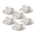 Tognana Espressotasse Habana 120 ml, 6 Stück, Weiss/Braun Tognana Espressotasse Habana 120 ml, 6 Stück, Weiss/Braun