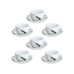 Tognana Kaffeetasse Poivre 220 ml, 6 Stück, Weiss/Schwarz Tognana Kaffeetasse Poivre 220 ml, 6 Stück, Weiss/Schwarz
