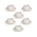 Tognana Espressotasse Edge 90 ml, 6 Stück, Weiss Tognana Espressotasse Edge 90 ml, 6 Stück, Weiss
