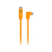 Tether Tools Pigtail-Adapter USB-C auf USB-C rechtwinklig 0.5 m Orange