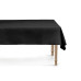 Partydeco Tischdecke Schwarz, 183 x 137 cm