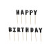 Partydeco PartyDeco Geburtstagskerzen Happy Birthday Schwarz 13 Stück Partydeco PartyDeco Geburtstagskerzen Happy Birthday Schwarz 13 Stück