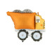 Partydeco PartyDeco Folienballon LKW Mehrfarbig