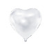 Partydeco PartyDeco Folienballon Herz Weiss Weiss Partydeco PartyDeco Folienballon Herz Weiss Weiss