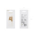 Partydeco PartyDeco Geburtstagskerze Ziffer 4 Gold 1 Stück Partydeco PartyDeco Geburtstagskerze Ziffer 4 Gold 1 Stück