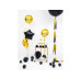 Partydeco PartyDeco Geburtstagskerze Ziffer 3 Gold 1 Stück Partydeco PartyDeco Geburtstagskerze Ziffer 3 Gold 1 Stück