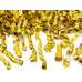 Partydeco PartyDeco Konfettikanone Luftschlangen 1 Stück, Gold