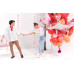 Partydeco PartyDeco Konfetti-Herzen Rot Papier Rot 1.6 cm