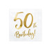 Partydeco PartyDeco Servietten 50th Birthday, 20er-Set 33 cm x 33 cm