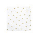 Partydeco Papierservietten Herzen Weiss/Gold, 33 x 33 cm, 20 Stück Partydeco Papierservietten Herzen Weiss/Gold, 33 x 33 cm, 20 Stück