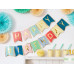 Partydeco Girlande Happy Birthday farbig, 15 x 175 cm