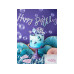 Partydeco Girlande Happy Birthday mehrfarbig, 16.5 x 62 cm