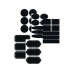 Herma Stickers HOME Tafeletiketten Kreise 2 Blatt / 12 Etiketten