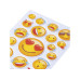 Herma Stickers Sticker Happy Smile, Transpuffy 1 Blatt / 19 Sticker