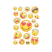 Herma Stickers Sticker Happy Smile, Transpuffy 1 Blatt / 19 Sticker