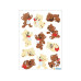 Herma Stickers Sticker Bärchen, glittery 1 Blatt / 11 Sticker