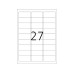 HERMA Silberfarbene Folie A4, 63,5 x 29,6 mm 675 Etiketten