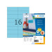 HERMA Farbige Etiketten A4, 105 x 37 mm, blau, 1600 Etiketten
