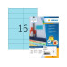 HERMA Farbige Etiketten A4, 105 x 37 mm, blau, 1600 Etiketten