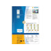 HERMA Farbige Etiketten A4, 105 x 37 mm, blau, 1600 Etiketten