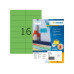 HERMA Farbige Etiketten A4, 105 x 37 mm, grün, 1600 Etiketten