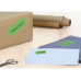 HERMA Farbige Etiketten A4, 105 x 37 mm, grün, 1600 Etiketten